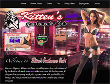 Tablet Screenshot of kittensgentlemensclub.com